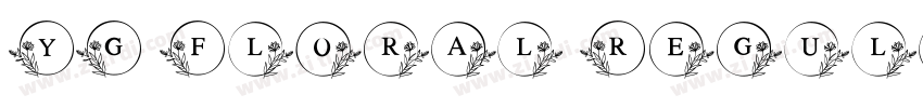 YG Floral Regular字体转换 YG Floral Regular字体转换